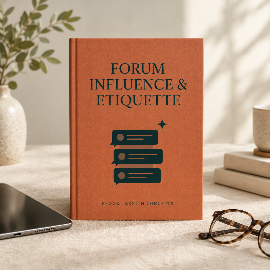 Forum Influence & Etiquette ebook cover